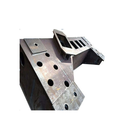 Construcción de piezas de soldadura de chapa perforada con logotipo personalizado