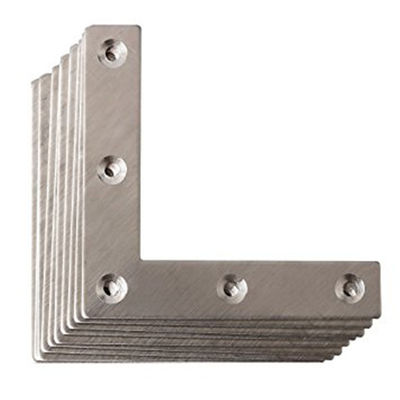 Bracket de ángulo en forma de L con agujeros fuerte y resistente