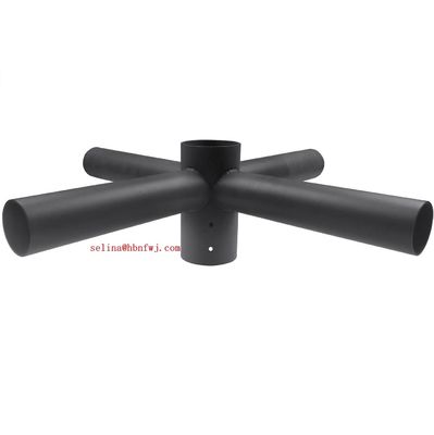 Bracket de un solo lado de luz de polo brazo Bracket Quad Spoke 3" Tenon Adaptador de ajuste de 3-10mm de espesor