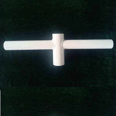 Inspección interna 2 LIGHT RUND POLE ARM 180D MUNTO con Slipfitter y Trunion