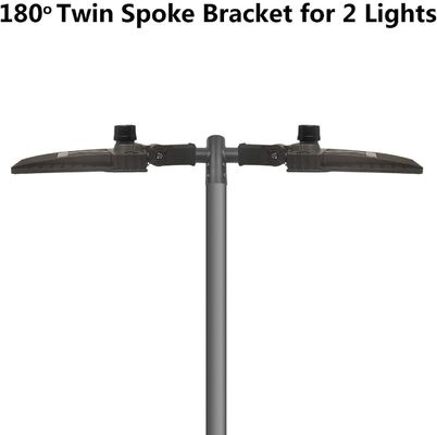 Accesorios para el montaje de soportes de dos rayos anodizados de 180 grados para luces de aparcamiento LED
