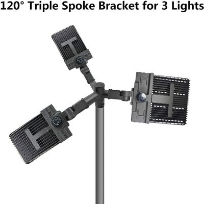 Triple montaje de brackets de montaje de espigas de 120 grados de palo superior de tenón de las armas de inspección en casa