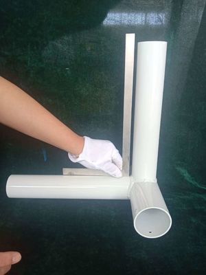 90 grados de doble espiga de palo de montaje superior soporte con estructura de un solo lado y cualquier color