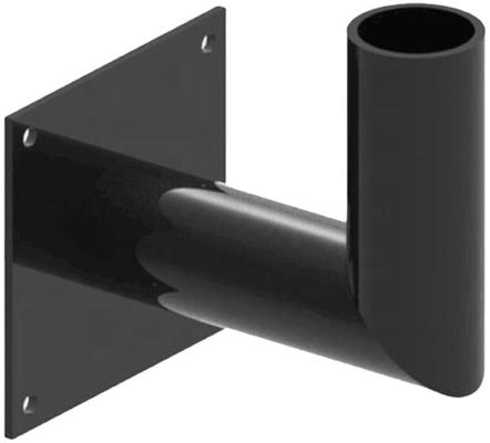 Anodizado de 90 grados en forma de L, poste cuadrado, soporte superior para la caja de zapatos LED, poste de luz de estacionamiento