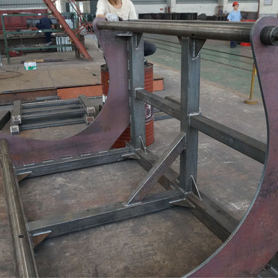 Soporte de tubería de soldadura de acero al carbono personalizado para piezas de repuesto industriales de hierro y acero suave