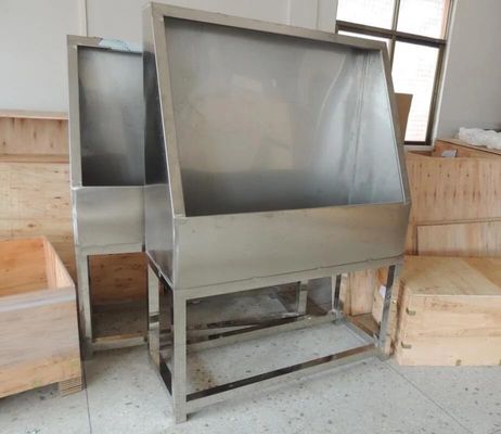 Cabinas de lavado de acero inoxidable con retroiluminación LED y estructura de soporte de un solo lado