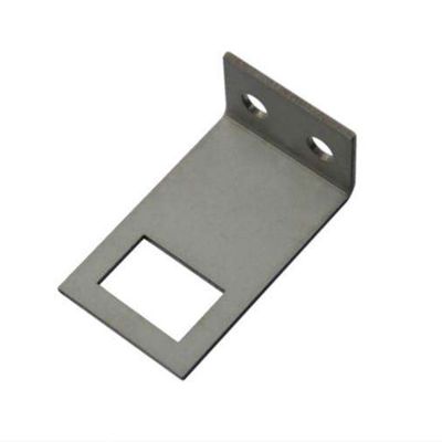 Estante de montaje de armarios de galvanizado Estampado de soportes metálicos en forma de L para correas colgantes