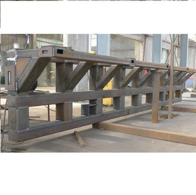 Construcción de acero de soldadura redonda con piezas de base incrustadas con inspección interna/tercera