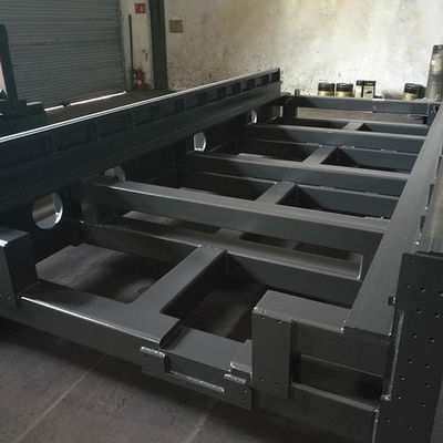 Construcción de acero de soldadura redonda con piezas de base incrustadas con inspección interna/tercera