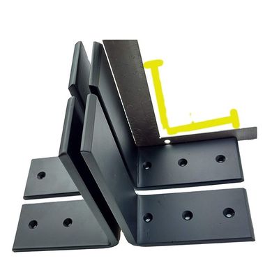 Estante de montaje de armario con soporte triangular Estampado de soporte metálico en forma de L para muebles