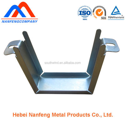 Bracket en forma de U de acero inoxidable galvanizado para hardware de alta precisión personalizado