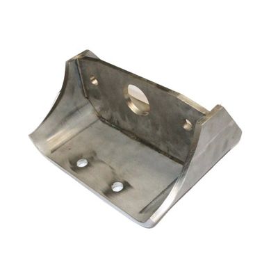 Partes metálicas de chapa de acero inoxidable personalizadas para el proceso de fresado y soldadura redonda