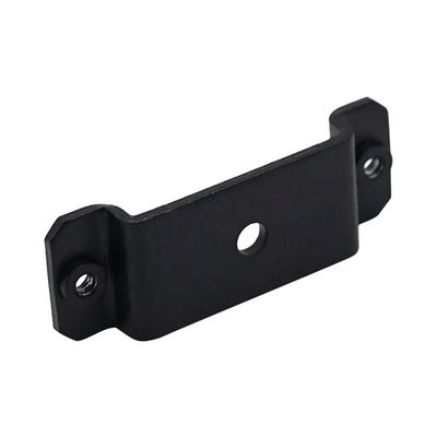Bracket de estante metálico oculto con proceso de estampado y color natural de acero OEM anodizado