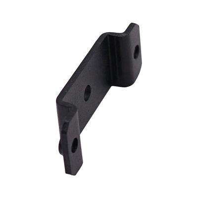 Bracket de estante metálico oculto con proceso de estampado y color natural de acero OEM anodizado