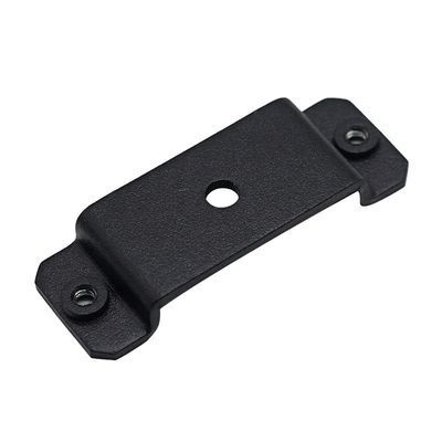 Bracket de estante metálico oculto con proceso de estampado y color natural de acero OEM anodizado