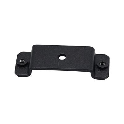 Bracket de estante metálico oculto con proceso de estampado y color natural de acero OEM anodizado
