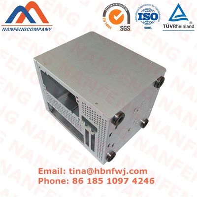 Proceso de corte y flexión por láser Revestimiento de caja de metal de aluminio para necesidades personalizadas