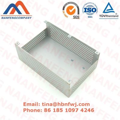 Proceso de corte y flexión por láser Revestimiento de caja de metal de aluminio para necesidades personalizadas