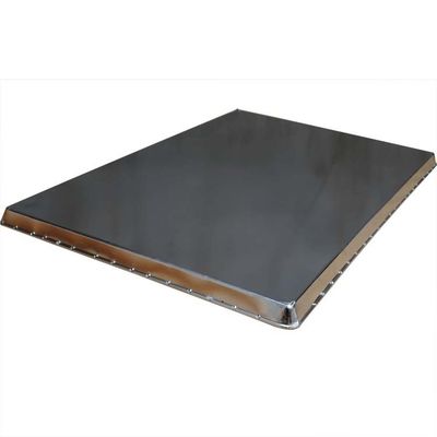 bandeja de horneado de forma rectangular bandeja de hoja plana con logotipo personalizado de los fabricantes