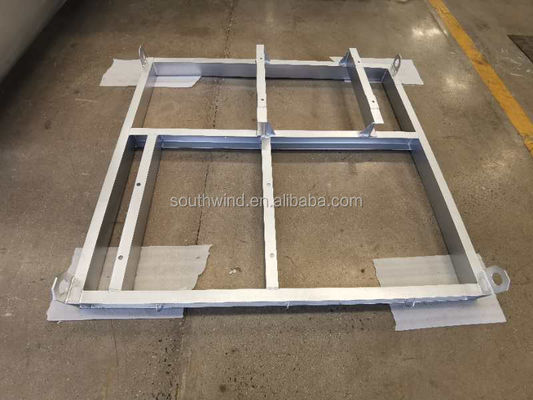Brackets de montaje personalizados de aluminio OEM para el procesamiento de chapas metálicas de hardware electrónico de extremo