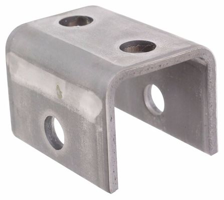 Bracket de conexión de acero inoxidable blanco de metal de trabajo pesado para las necesidades del cliente