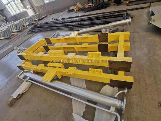 Top de venta redondo cónico 5-12m poste de luz exterior con fabricación y acabado galvanizado