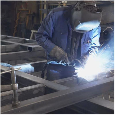 Selección de material personalizado Soldadura y fabricación de marcos metálicos de gran tamaño para motores