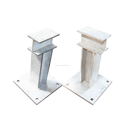 Base de acero inoxidable Piedestal para la industria basado en el dibujo 3D del cliente