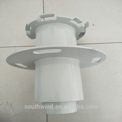 Base de acero inoxidable Piedestal para la industria basado en el dibujo 3D del cliente