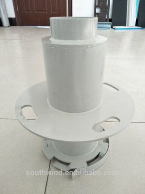 Base de acero inoxidable Piedestal para la industria basado en el dibujo 3D del cliente