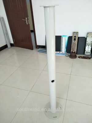 Base de acero inoxidable Piedestal para la industria basado en el dibujo 3D del cliente