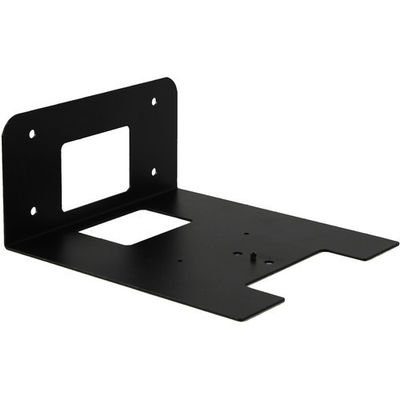 Diseño personalizado de soporte de montaje de pared de revestimiento de polvo negro para cámara de domo