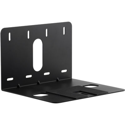 Diseño personalizado de soporte de montaje de pared de revestimiento de polvo negro para cámara de domo