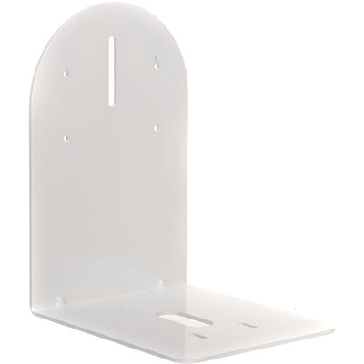 Diseño personalizado de soporte de montaje de pared de revestimiento de polvo negro para cámara de domo