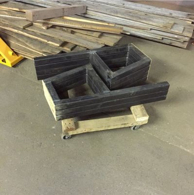 Muebles de tubos cuadrados DIY Piernas para café cubierta de computadora banco rústico de trabajo pesado 290g