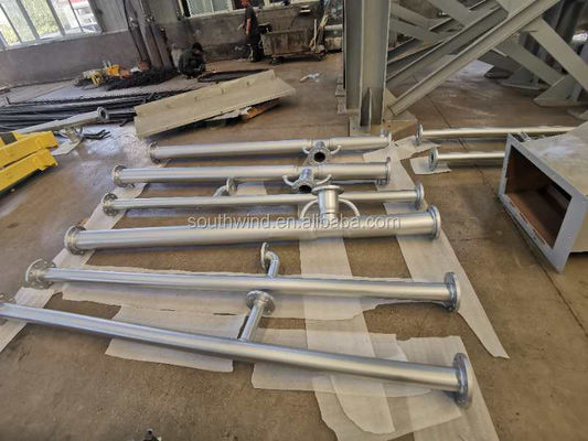 Top de venta redondo cónico 5-12m poste de luz exterior con fabricación y acabado galvanizado