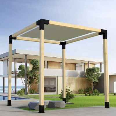 Proceso de estampado Kit de soporte de madera elevada para pergolas soportes de acero duradero incluidos