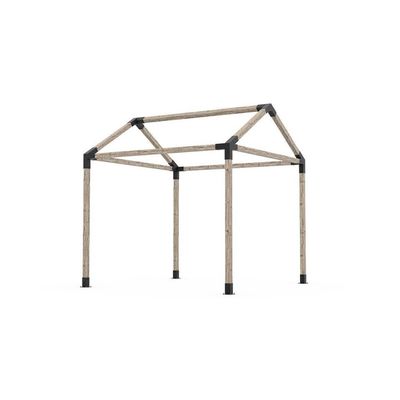 Proceso de estampación de tamaño personalizado Bracket de pérgola para poste de madera hecho de acero al carbono