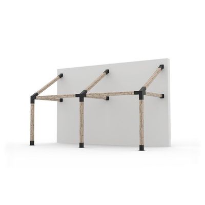 Proceso de estampación de tamaño personalizado Bracket de pérgola para poste de madera hecho de acero al carbono