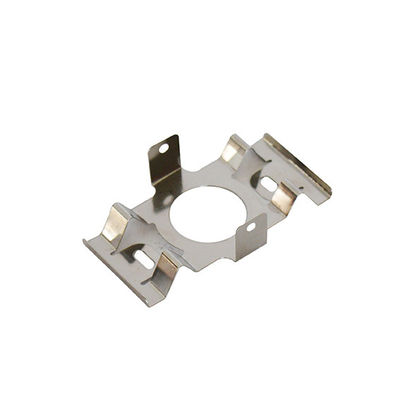 Partes de estampado de chapa metálica de corte por láser de aluminio de flexión zincada para la fabricación