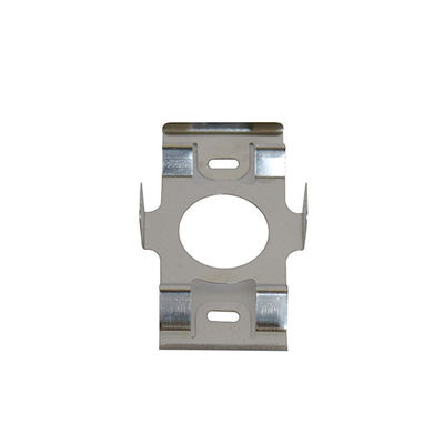 Partes de estampado de chapa metálica de corte por láser de aluminio de flexión zincada para la fabricación