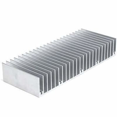 No estándares 6063 anodizado anodizado de aluminio extrusión del lavabo de calor con chapa de níquel