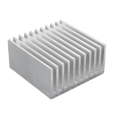 No estándares 6063 anodizado anodizado de aluminio extrusión del lavabo de calor con chapa de níquel