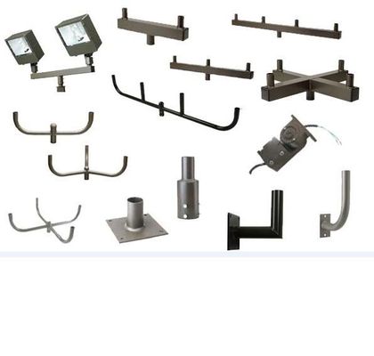 Partes de estampado de chapa de acero al carbono para soportes de aluminio de Hebei Nanfeng