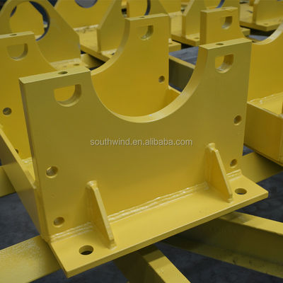 Punto de trabajo pesado Base metálica de acero cerca de anclaje de acero superficie de cubierta de montaje placa base