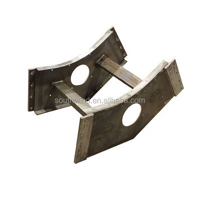 Punto de trabajo pesado Base metálica de acero cerca de anclaje de acero superficie de cubierta de montaje placa base
