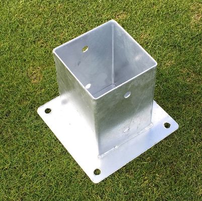 Base de postes metálicos recubiertos en polvo para pisos compuestos de aluminio pulido