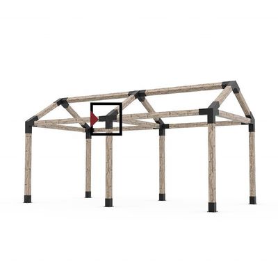 Mejore su kit de pérgola con 6x6 hombro de madera y tornillos de retraso 1mm-12mm de grosor