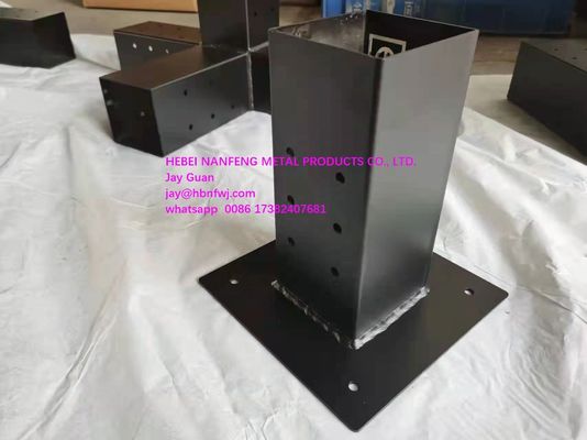Proceso de estampado Kit de soporte de madera elevada para pergolas soportes de acero duradero incluidos