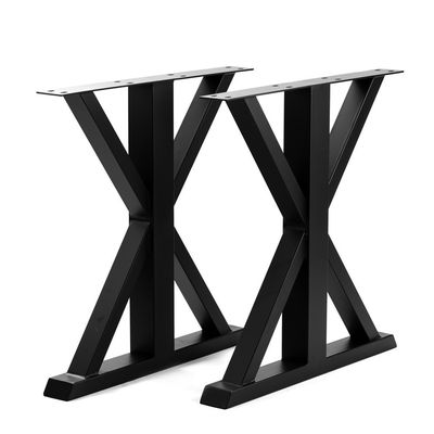Pierna de mesa de banco de acero personalizada moderna para aplicaciones de muebles pesados